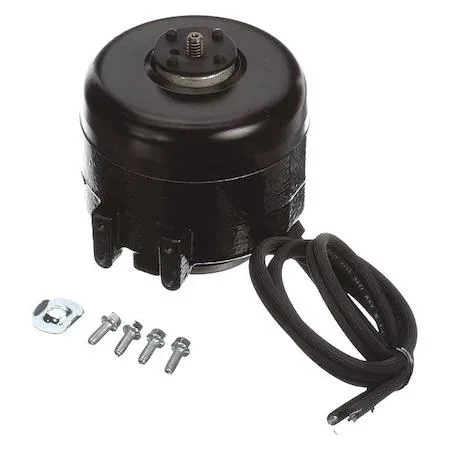 Small transparent unit bearing motor with rear mounting feet