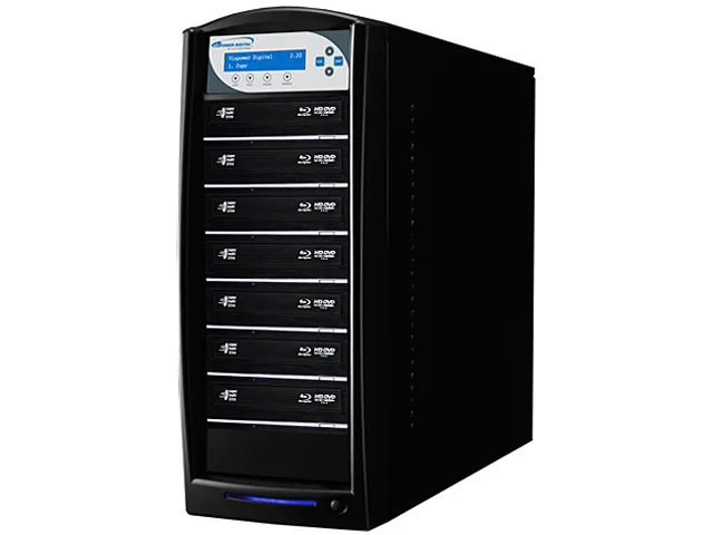 VinPower VinPower SharkBlu-S7T-BK 1-7 Target Blu-ray DVD CD Duplicator 500GB HDD USB 3.0 — product photo