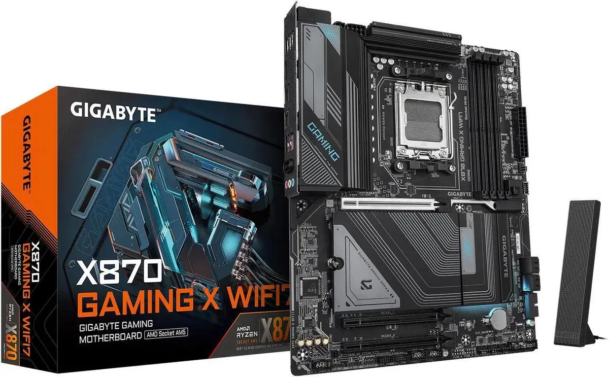 GIGABYTE GIGABYTE X870 GAMING X WIFI7 AM5 AMD motherboard — product photo