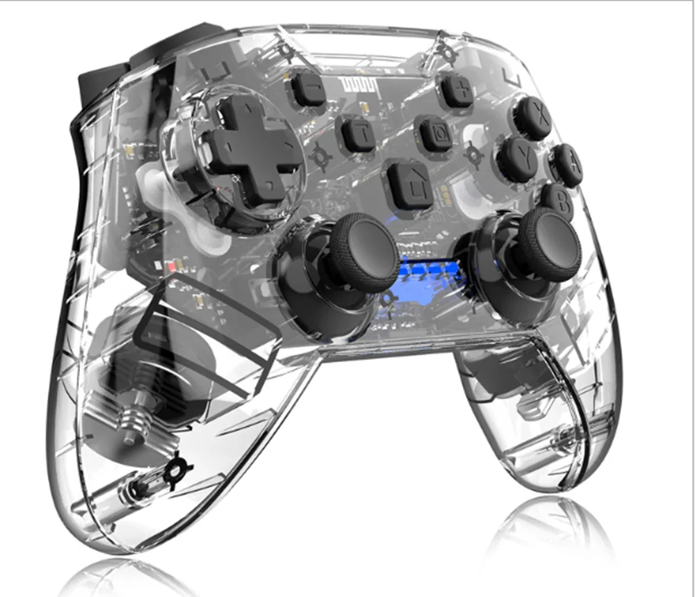 actoper actoper Switch gamepad-fully transparent black and red (with SWITCH function only) — product photo