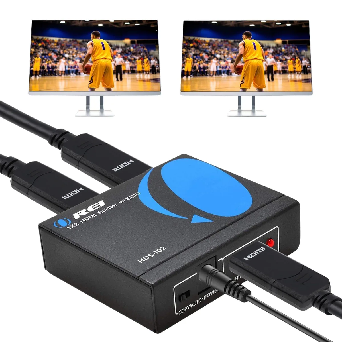  Vision HDS-102 1×2 HDMI Splitter 4K 30Hz — product photo