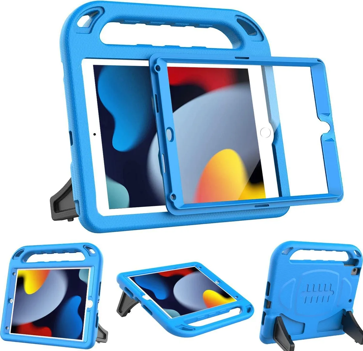 BMOUO PXQ0340 Shockproof iPad 10.2 Case Blue — product photo