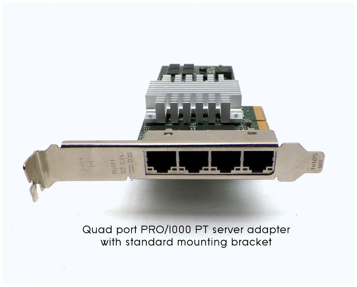 Intel Intel EXPI9404PTLBLK PRO/1000 PT Quad Port LP Server Adapter — product photo