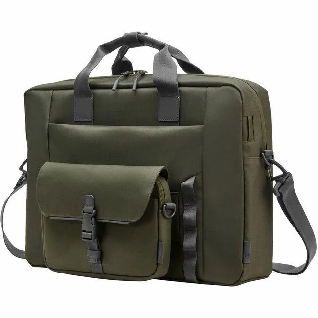 HP HP Messenger Laptop Case 15.6" Grey Green Water Resistant RFID Resistant 22L — product photo