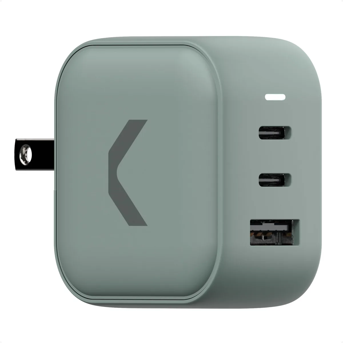 Dell CWC-65-AC-CGR 65W USB-C USB-A power adapter — product photo