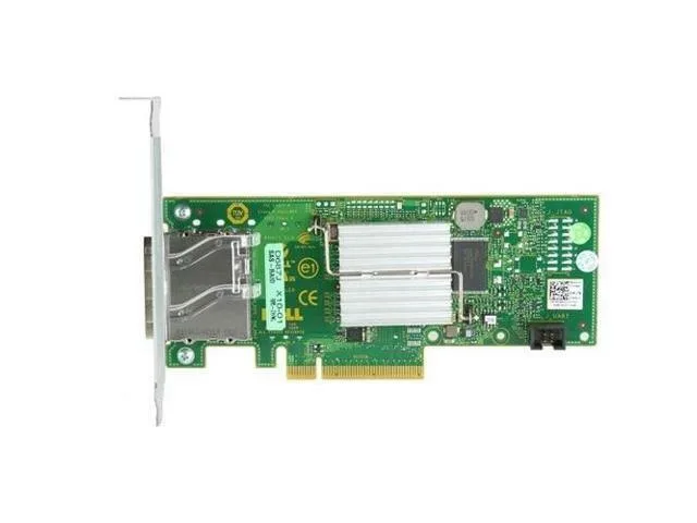 Low-profile SAS controller card with external ports