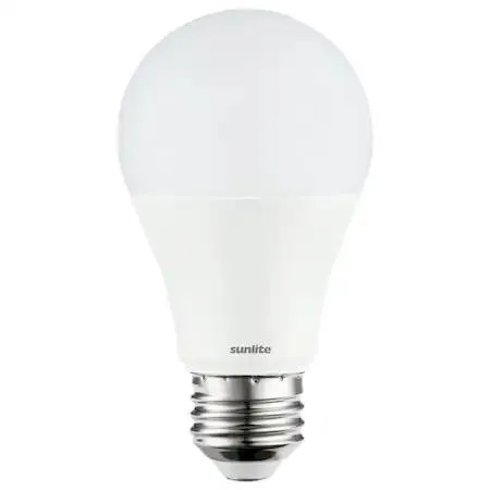 Frosted A19 LED bulb with medium E26 base