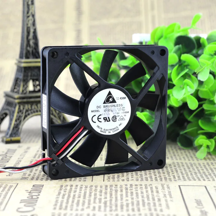 Fans Fans AFB0812VH 8025 12V .41A 8CM case fan — product photo