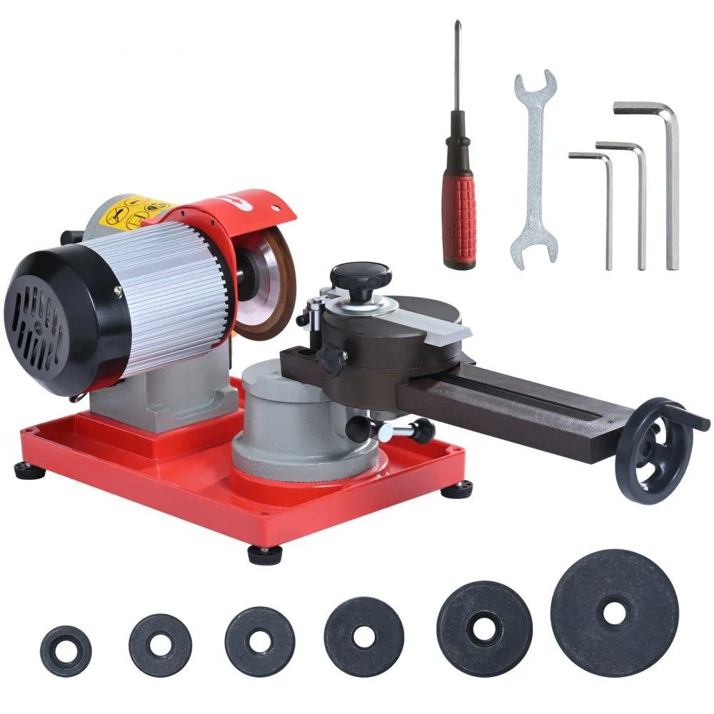 VEVOR VEVOR JMY8-70 Circular Saw Blade Sharpener 370W 3600RPM 5-inch 6 Centerings — product photo