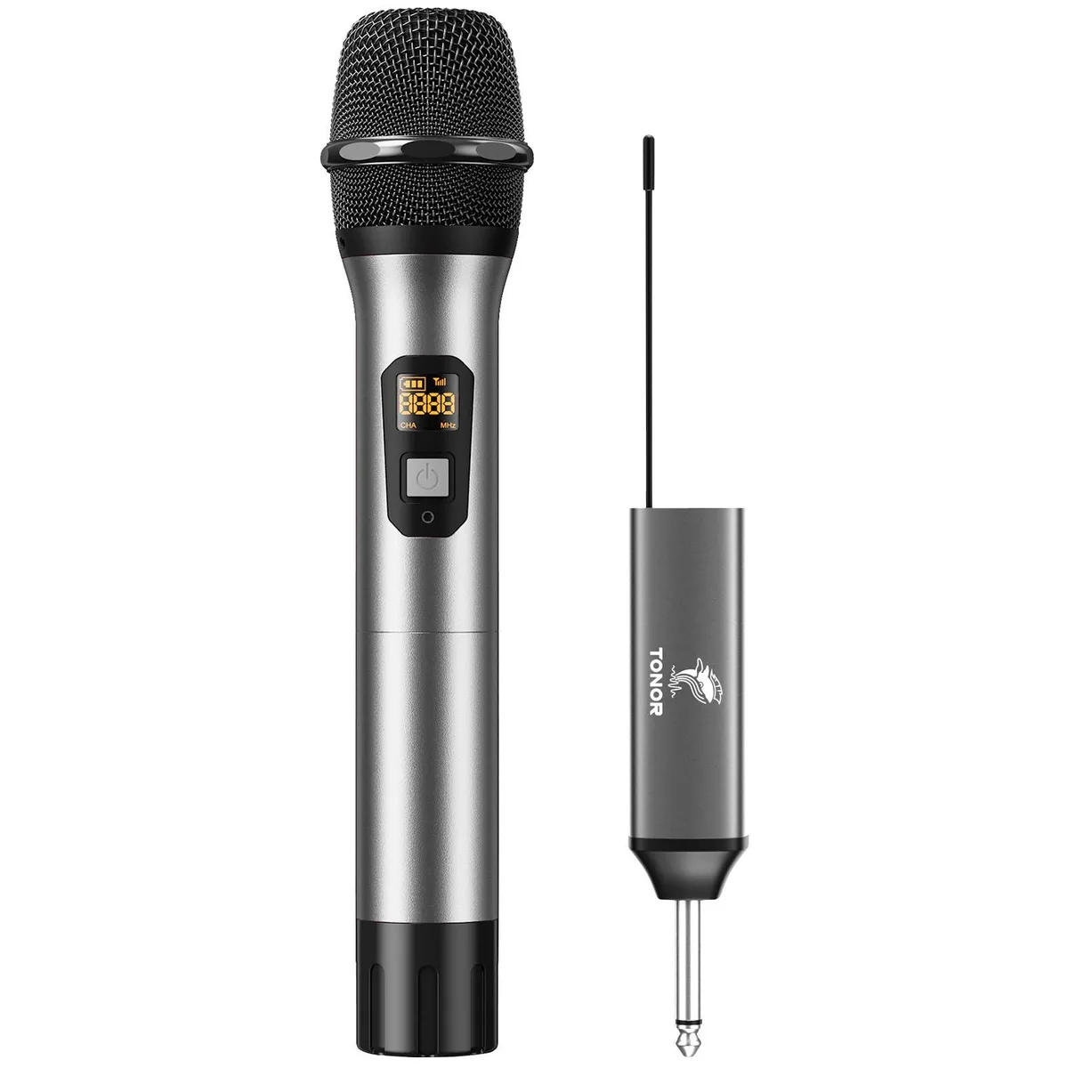 Gemini TW620 Silver 15-Channel UHF Wireless Handheld Mic System — product photo