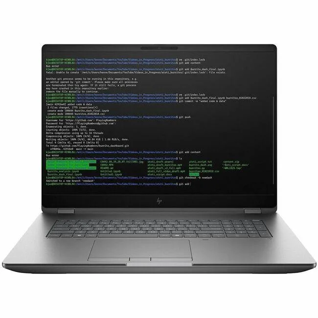 HP HP ZBook Fury G1i 18" laptop Core Ultra 9 285HX 64GB 1TB RTX Pro 5000 24GB C94CGUT#ABA — product photo