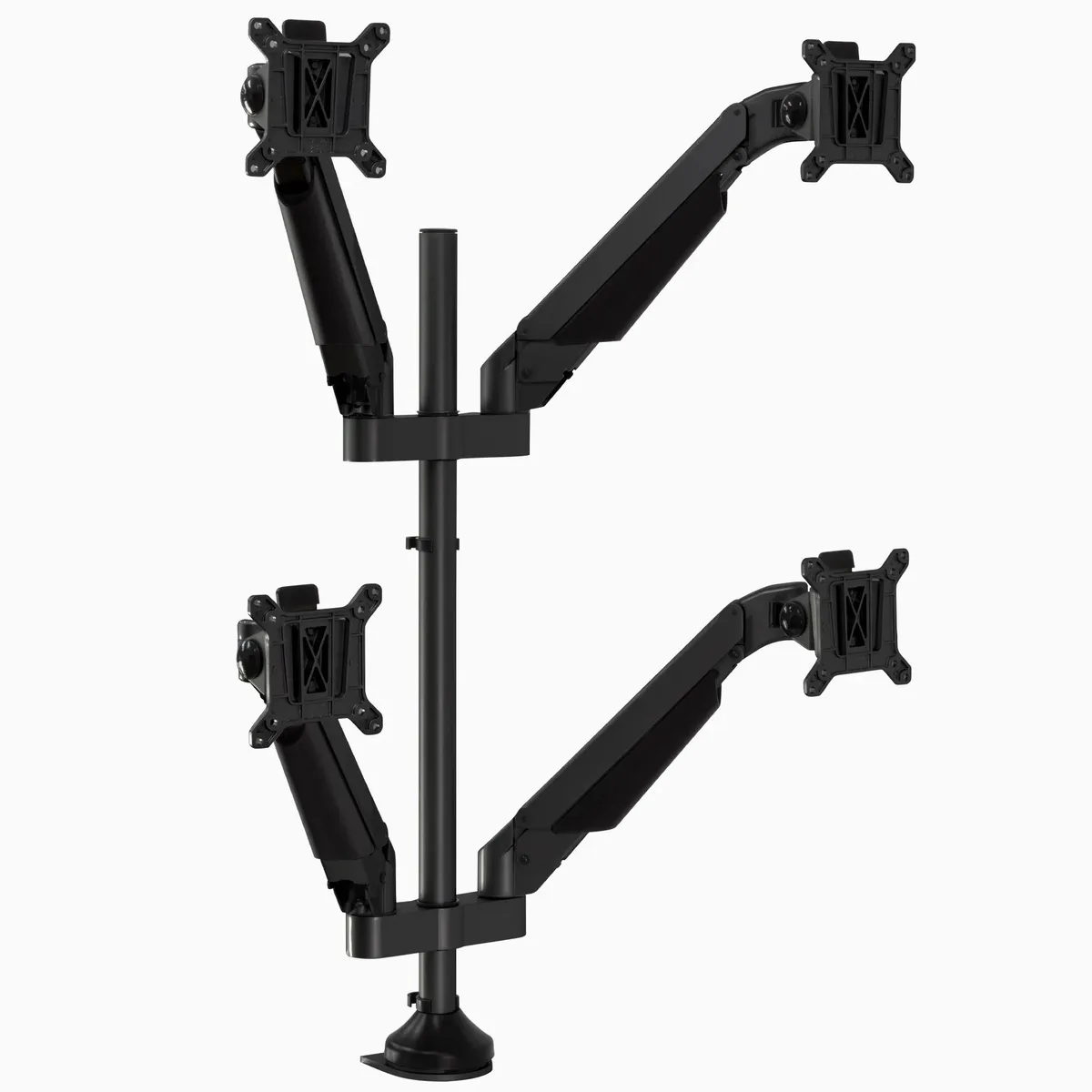 Desky Desky Quad Monitor Arm Black — product photo