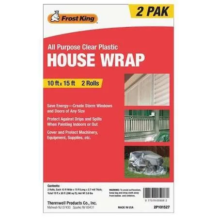 Frost King Frost King 2P101527 Window Insulation Kit 15 ft L 10 ft W Clear PK2 — product photo