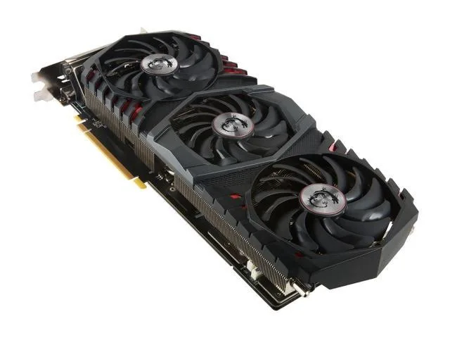 MSI MSI GeForce GTX 1080 Ti GAMING X TRIO 11GB graphics card — product photo