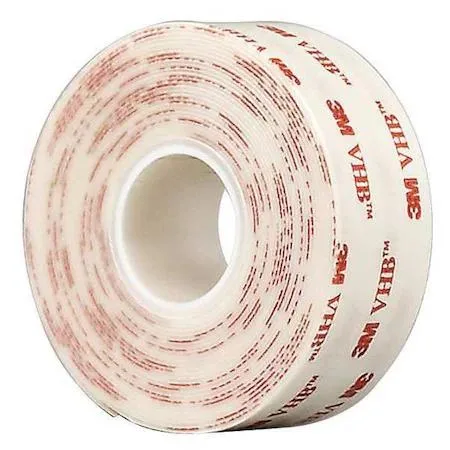 White foam tape roll 3/4 inch wide five yards long