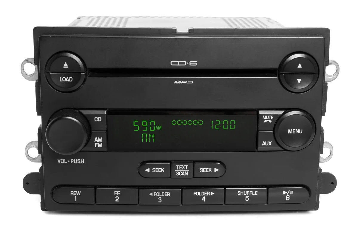 1 Factory Radio 1 Factory Radio 7T4T18C815JA receiver 2007 Ford Edge AM FM MP3 6-disc CD — product photo