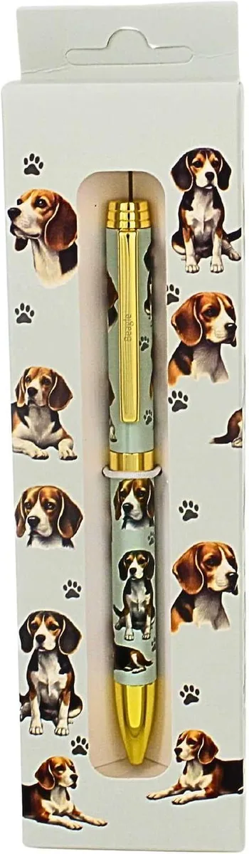 E &amp; S Imports E &amp; S Imports Refillable Ballpoint Pen Gift Box Beagle Dog — product photo