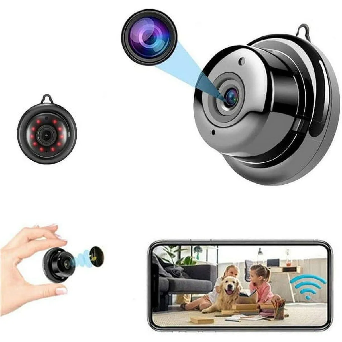 NShi NShi Mini Camera 1080P Wireless Night Vision home safety — product photo
