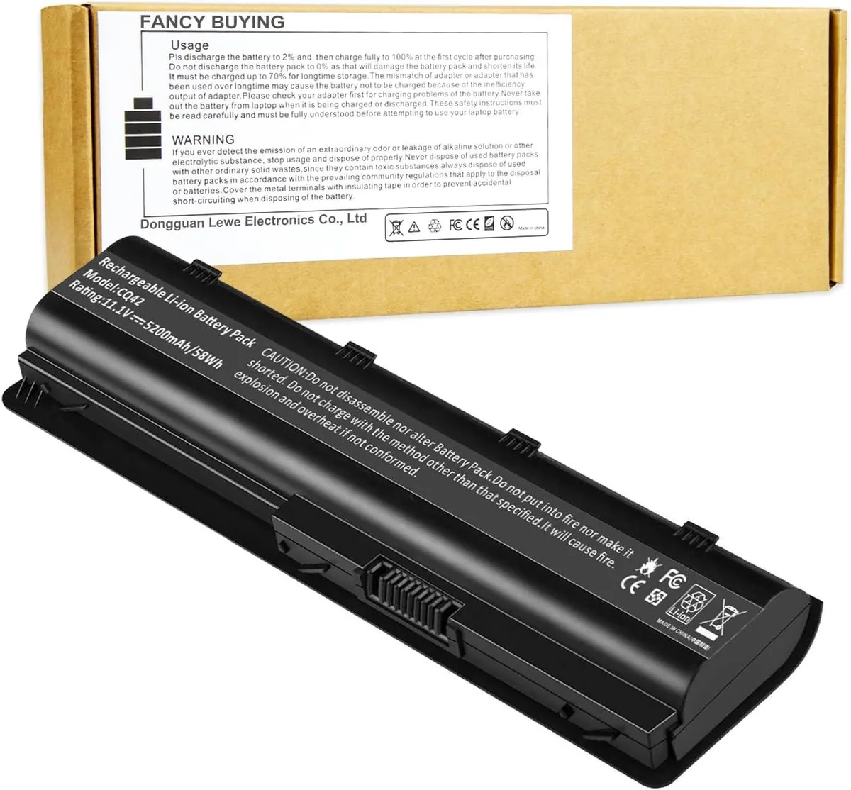 TAURKENAM TAURKENAM MU06 MU09 5200mAh 11.1V 6-cell laptop battery — product photo