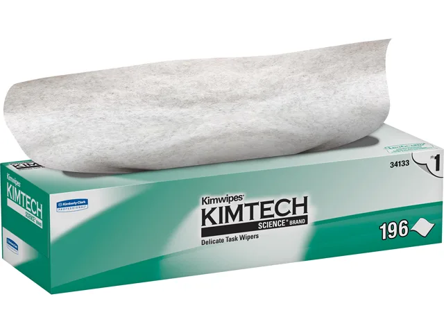 Kimtech Kimtech 34133 CT cleaning wipes 196 per box 15 boxes 2940 total 11.8in — product photo