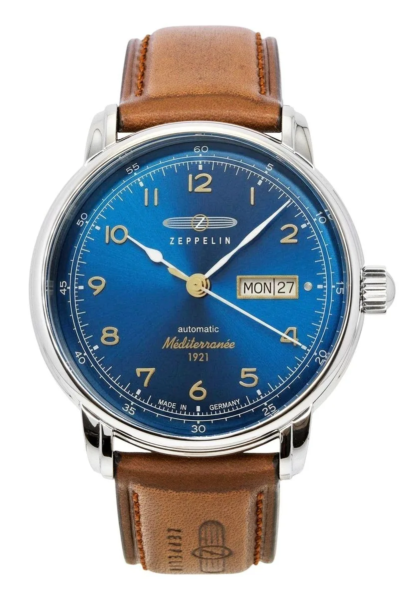 Graf Zeppelin Graf Zeppelin 100 Jahre Mediterranee 96643 Blue Dial Automatic Watch — product photo
