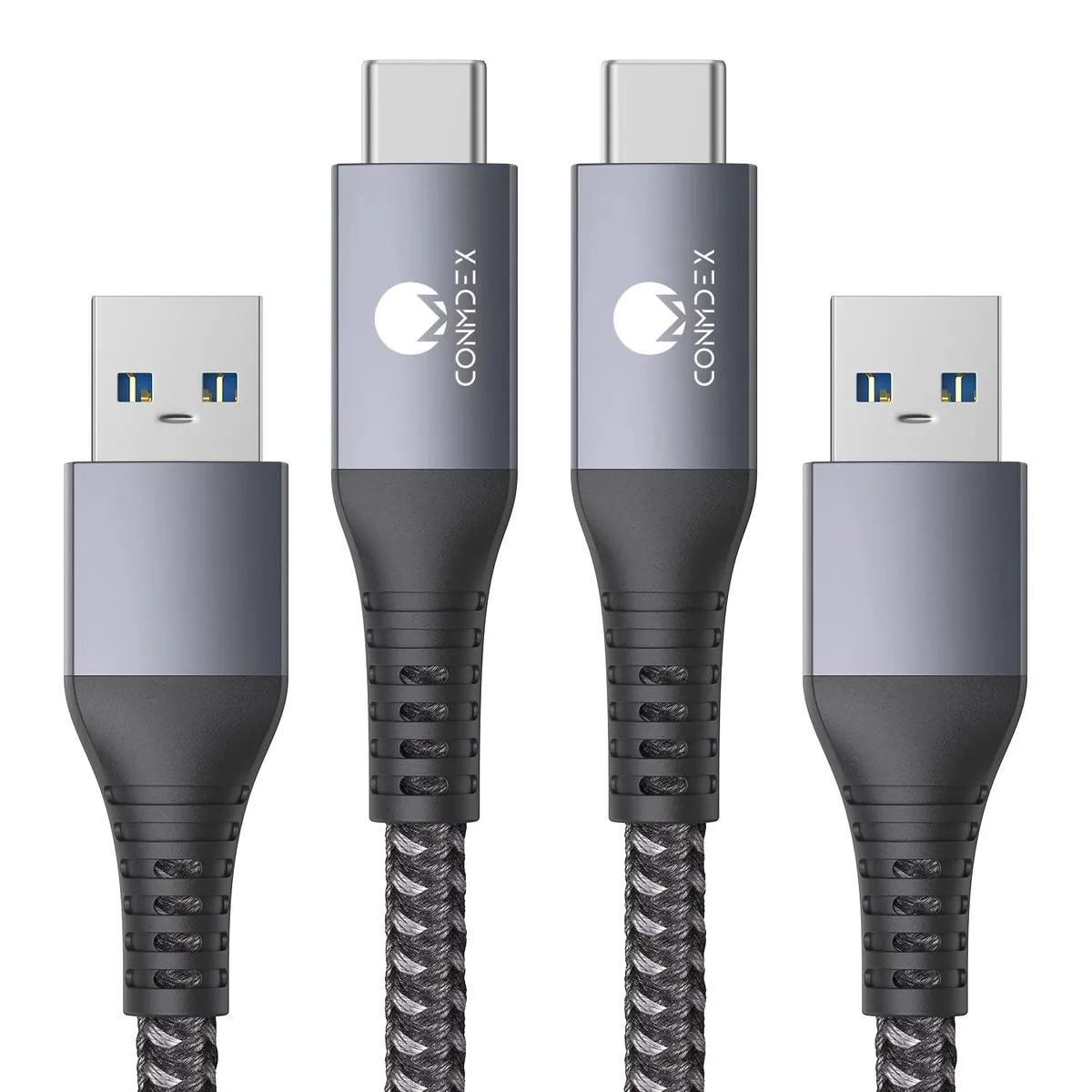 Kootion Kootion Android Auto USB A to Type C Cable 10Gbps 3A 3ft 2-Pack — product photo