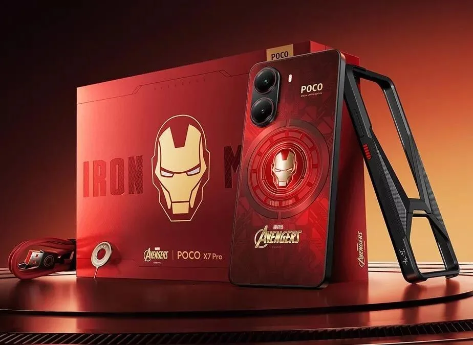 Mi Mi Poco X7 Pro Iron Man Special Edition 6.67" 12/512GB cell phones - unlocked — product photo