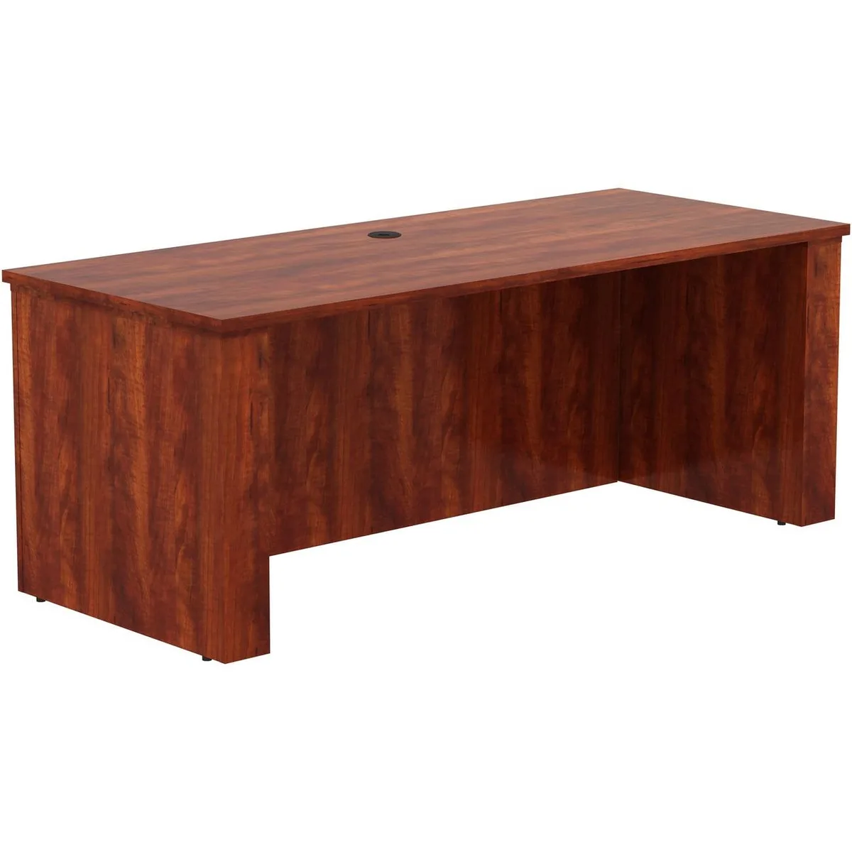 Lorell Lorell 69573 72" Sit-to-Stand Desk Shell Cherry office furniture — product photo