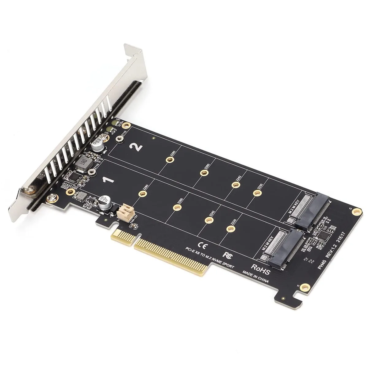 Vszerda Vszerda PH45 adapter card, 2 x 32Gbps NVME — product photo