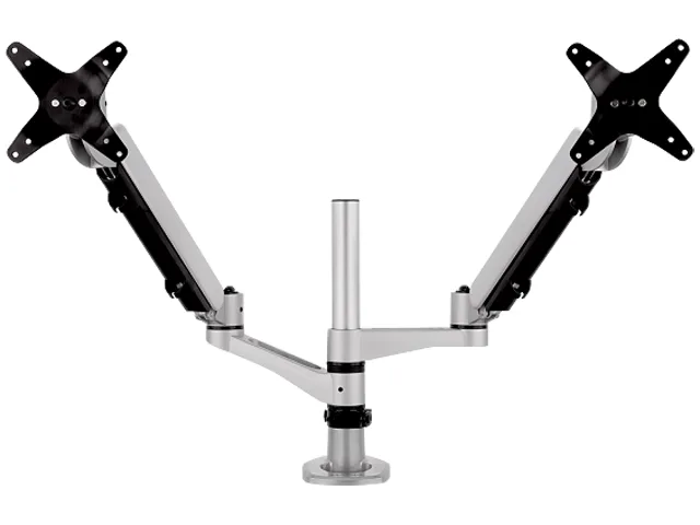 ViewSonic ViewSonic LCD-DMA-002 Dual Monitor Arm 2×27" VESA 75/100mm monitor accessory — product photo