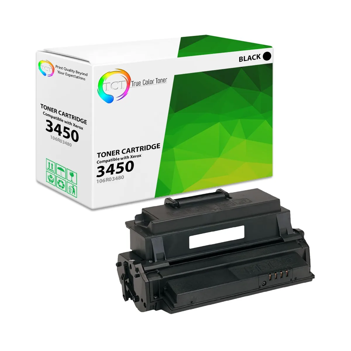 True Color Toner True Color Toner 106R687 106R688 Toner Cartridge Black 10000 Pages — product photo
