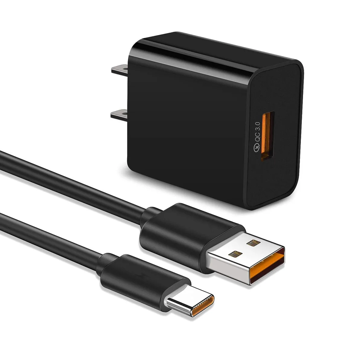  Hyacinyh TE-706 USB Charger Cable 3.3ft 20W USB-C Black — product photo