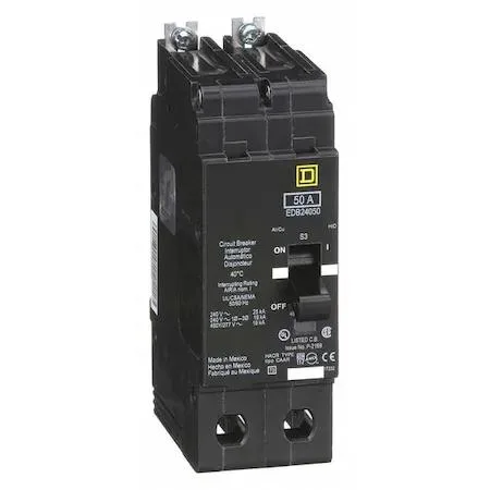 SQUARE D SQUARE D EDB24050 Miniature Circuit Breaker 50A 2 Pole — product photo