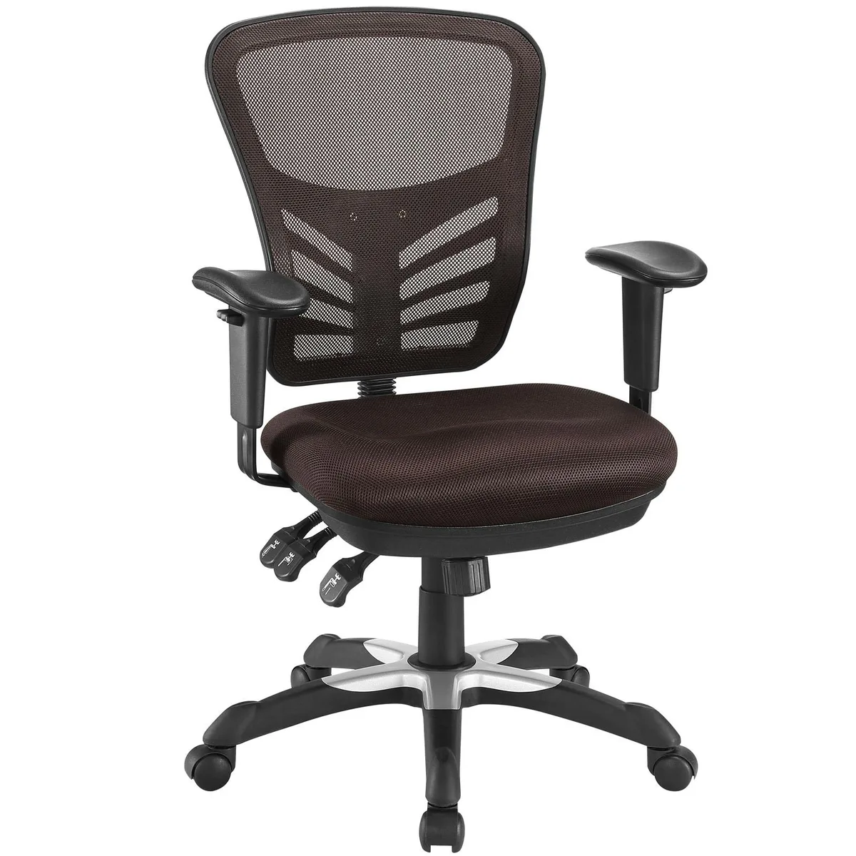 LexMod LexMod Articulate Mesh Office Chair Brown 21x25x37-40H — product photo