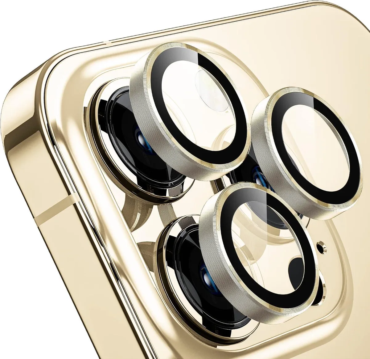 NuoTo NuoTo Camera Lens Protector Gold for iPhone 14 Pro 6.1 / 14 Pro Max 6.7 — product photo