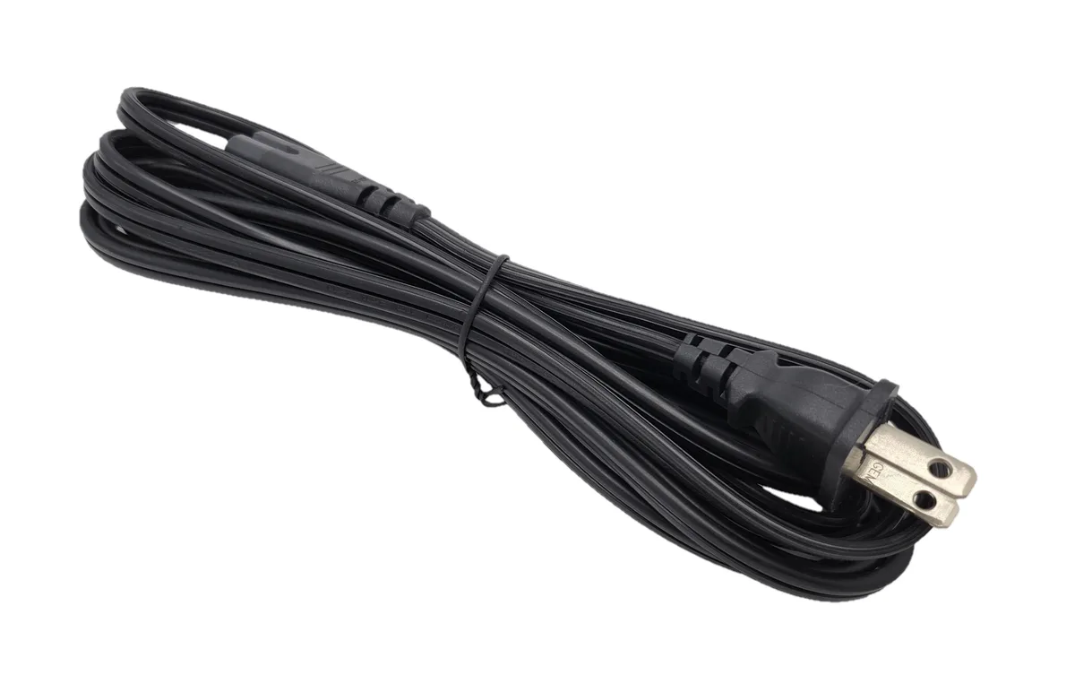 Micro Connectors Micro Connectors M05-125-10. 10 ft 18 AWG 2-Prong AC Power Cord for Laptop — product photo