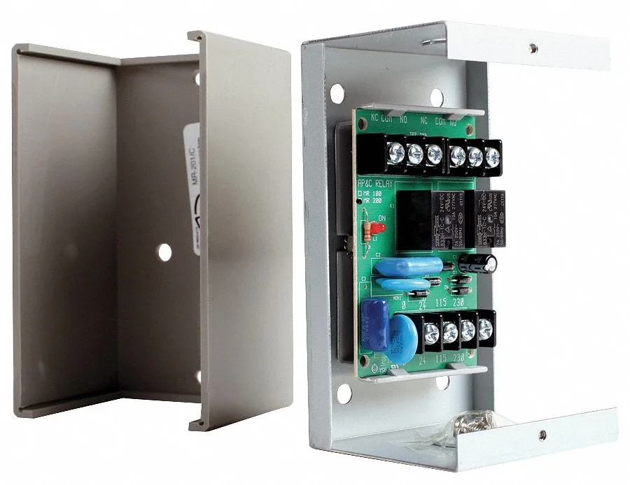 EDWARDS-SIGNALING EDWARDS-SIGNALING MR201/C DPDT Relay 24V AC/DC 115/230V AC — product photo