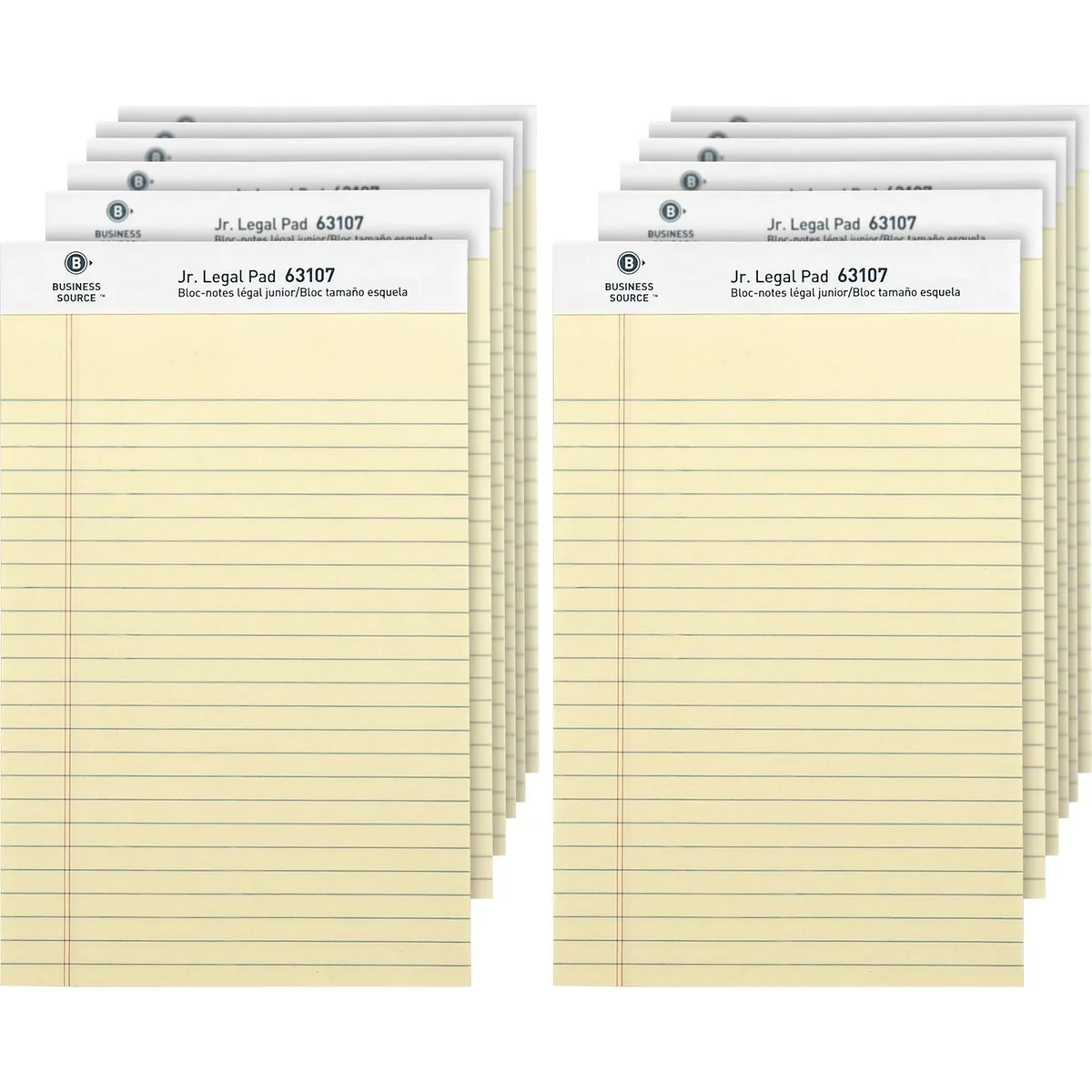 Business Source Business Source 63107 Legal Pad 50 Sht 12Pack 16 lb 30 pt — toote foto