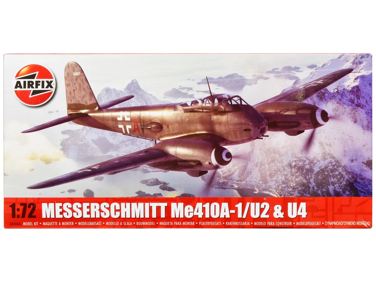 Airfix Airfix Messerschmitt Me410A-1/U2 &amp; U4 1/72 137 Parts — product photo