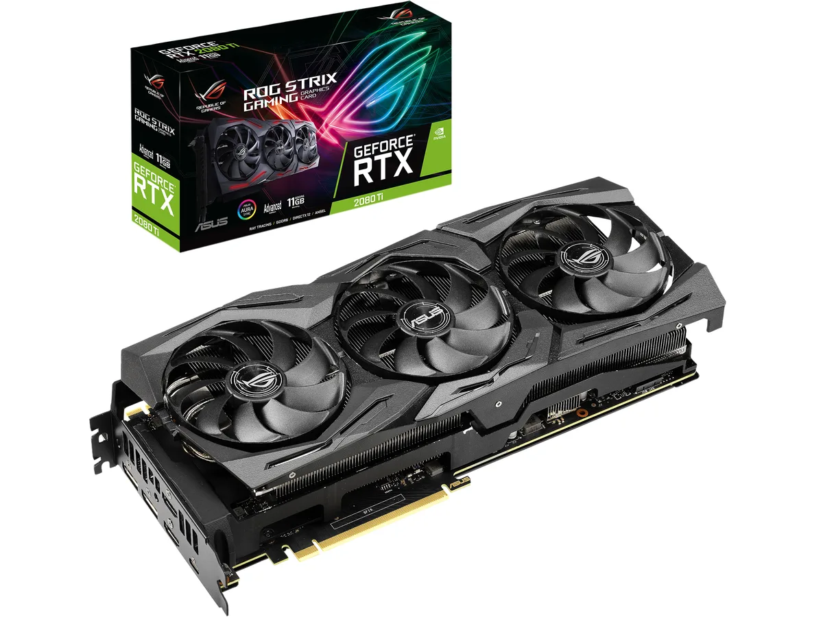 ASUS ASUS ROG Strix GeForce RTX 2080 Ti RTX2080TI-A11G-GAMIN graphics card — product photo