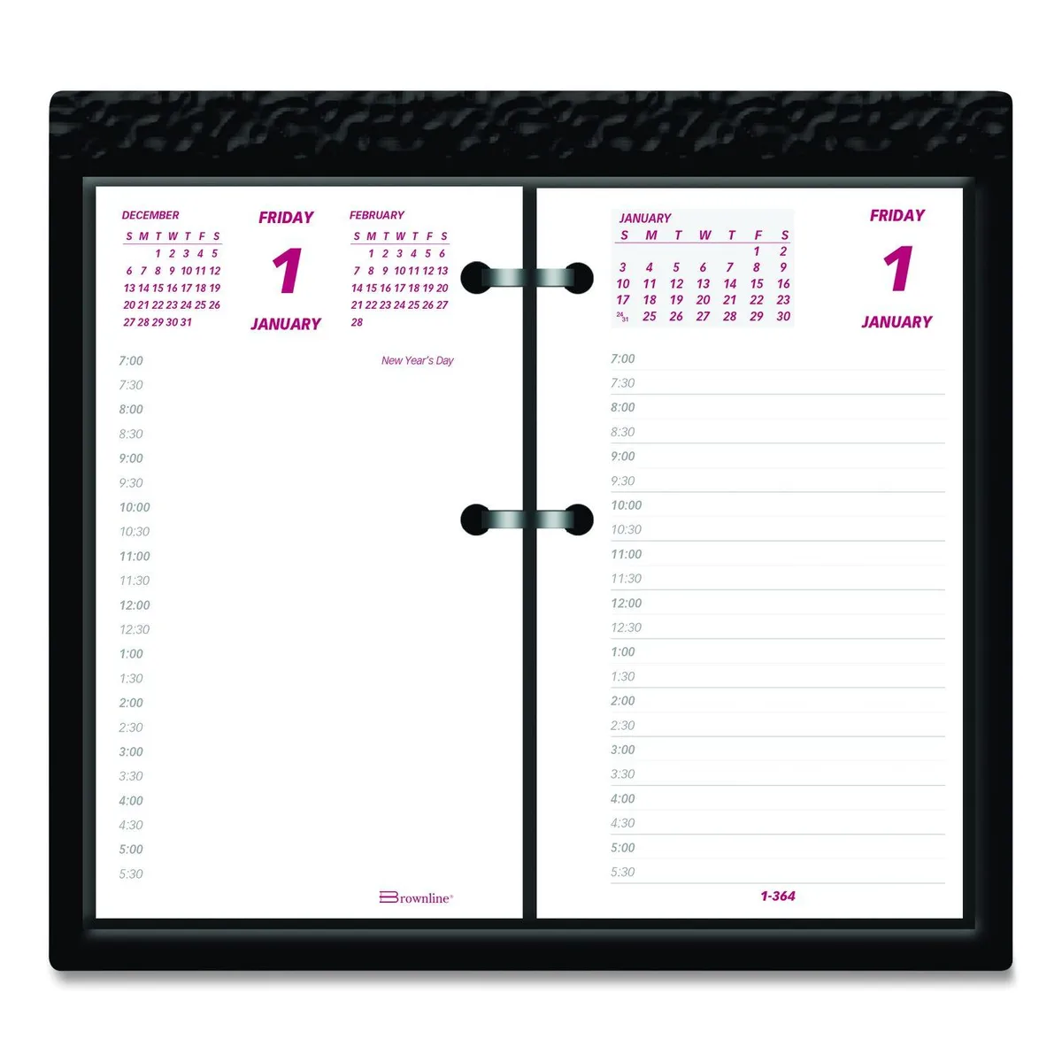 Brownline Brownline Daily Calendar Refill 6 x 3.5 2026 C2R — product photo