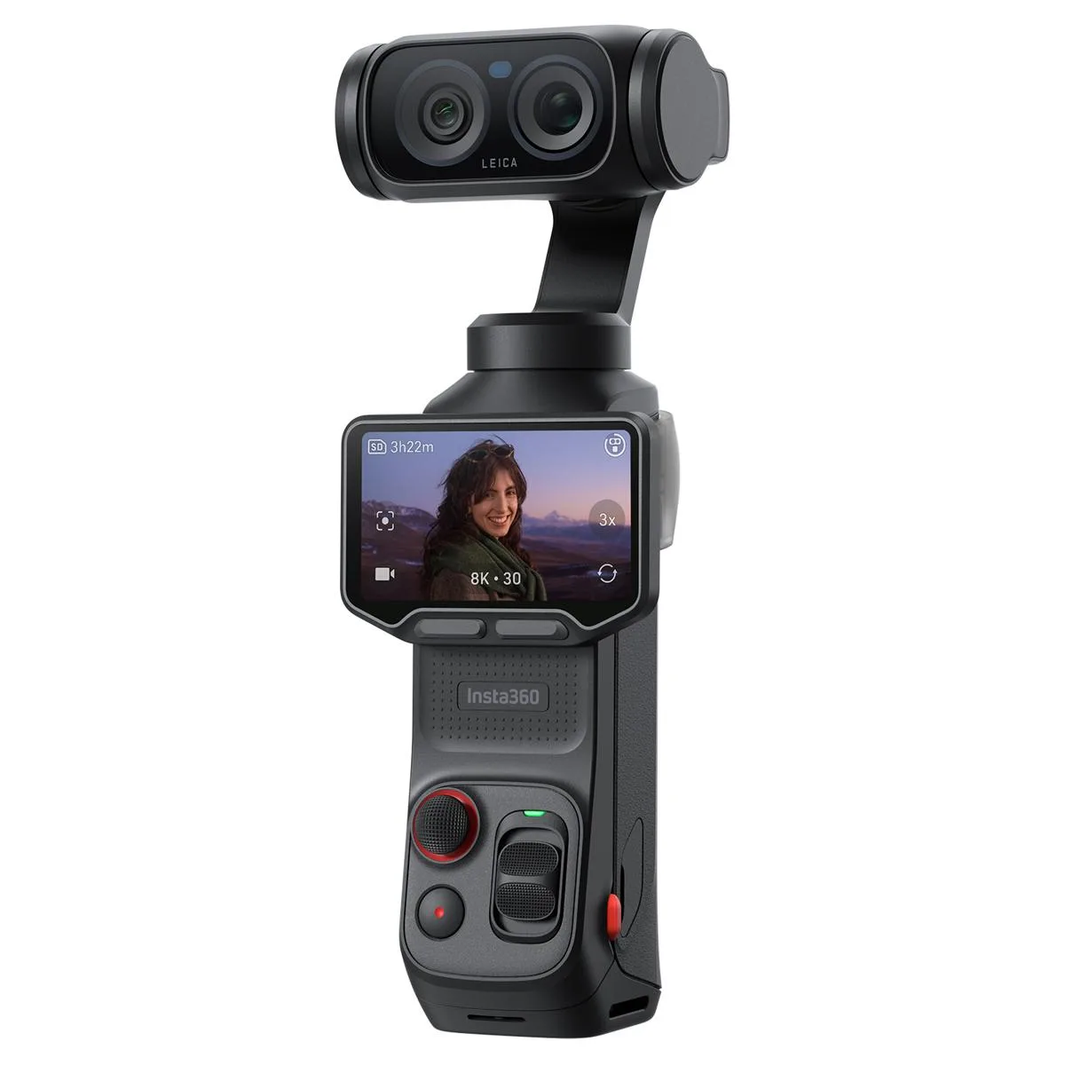 Insta360 Insta360 Luna Ultra CINSABTA-LUNA01 action camera 8K 12x zoom 1" sensor 3-axis gimbal Cosmic Black — product photo