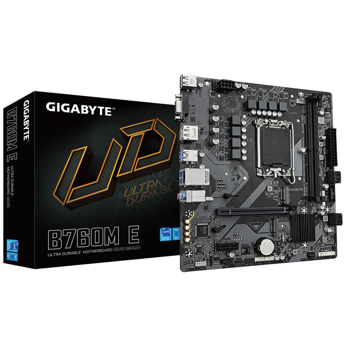 GIGABYTE GIGABYTE B760M E 2 Intel motherboard LGA1700 DDR5 — product photo