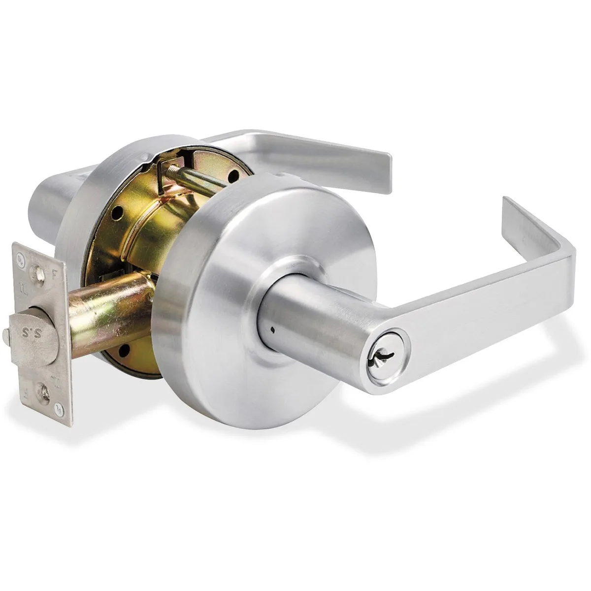 Master Lock Master Lock SLCHSR26D Storeroom Lever Padlock Grade 2 26D Satin Chrome — product photo