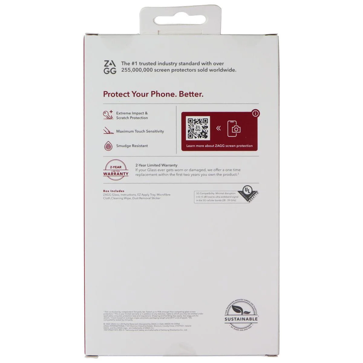 ZAGG ZAGG Glass Screen Protector for Samsung Galaxy A33 5G Clear — product photo