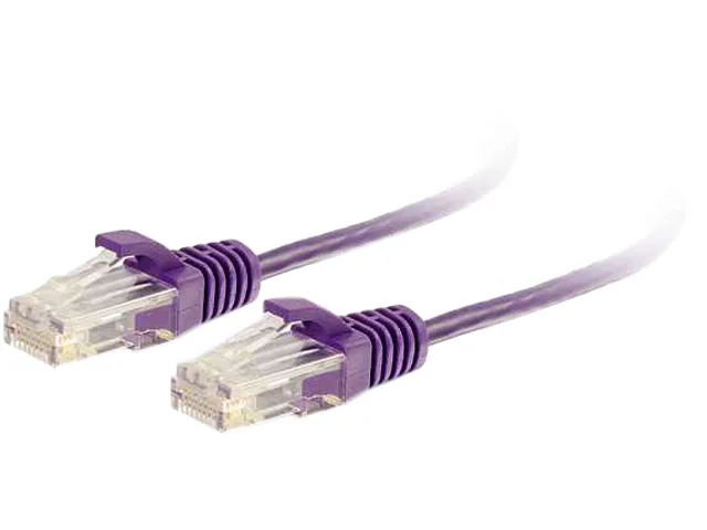 Cables To Go Cables To Go 01184 network ethernet cable Cat6 10 ft Purple 28AWG — product photo