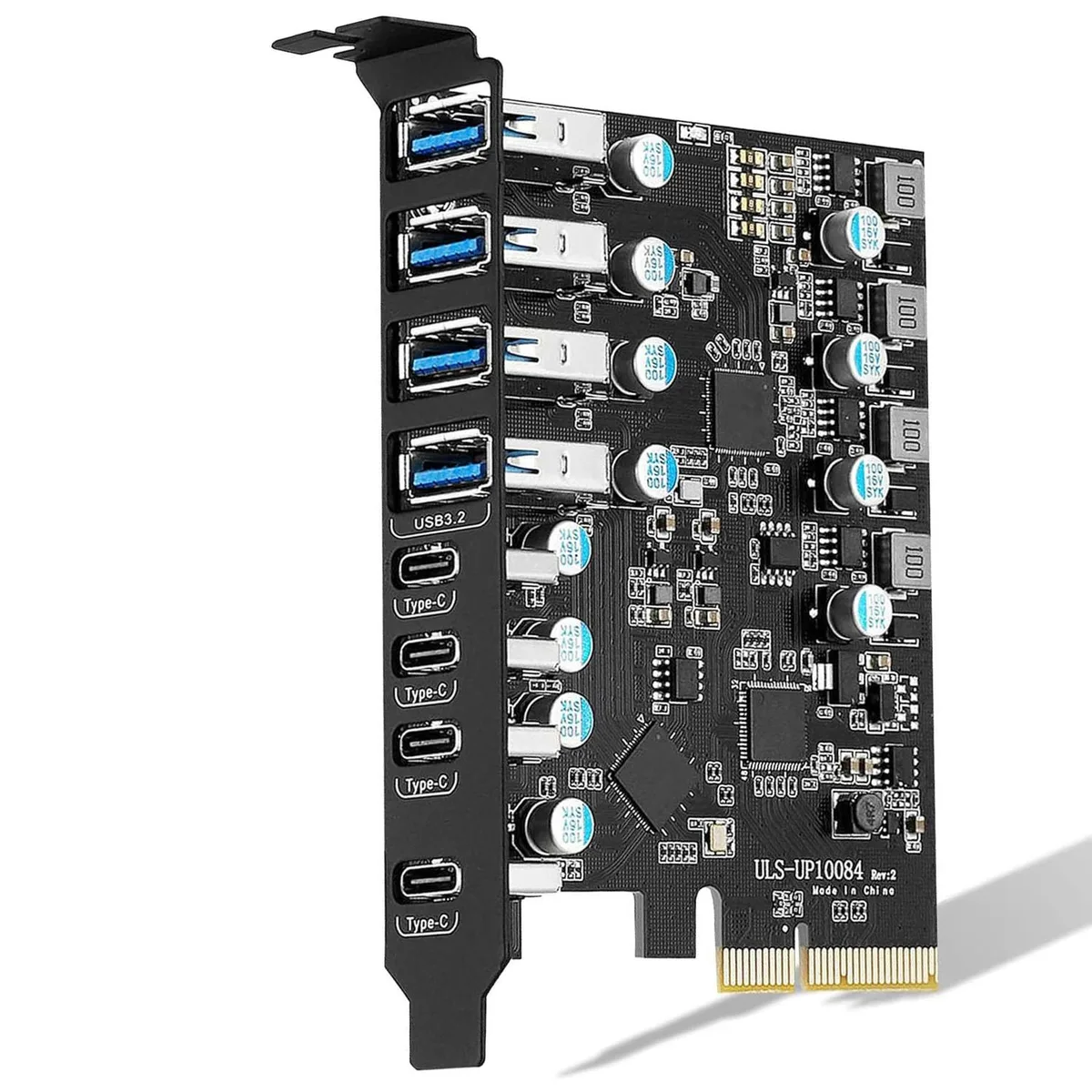 ESTONE ESTONE PCIE24A4C3.2 8-Port USB 3.2 Internal Hub Converter 4×A 4×C 10 Gbps — product photo