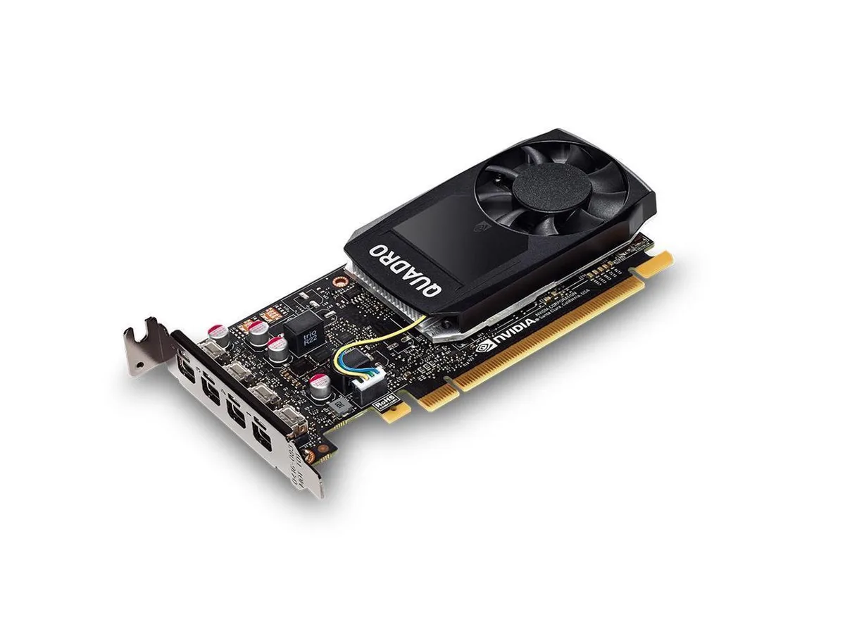 NVIDIA NVIDIA P1000 4GB GDDR5 PCIe 3.0 x16 graphics card — product photo