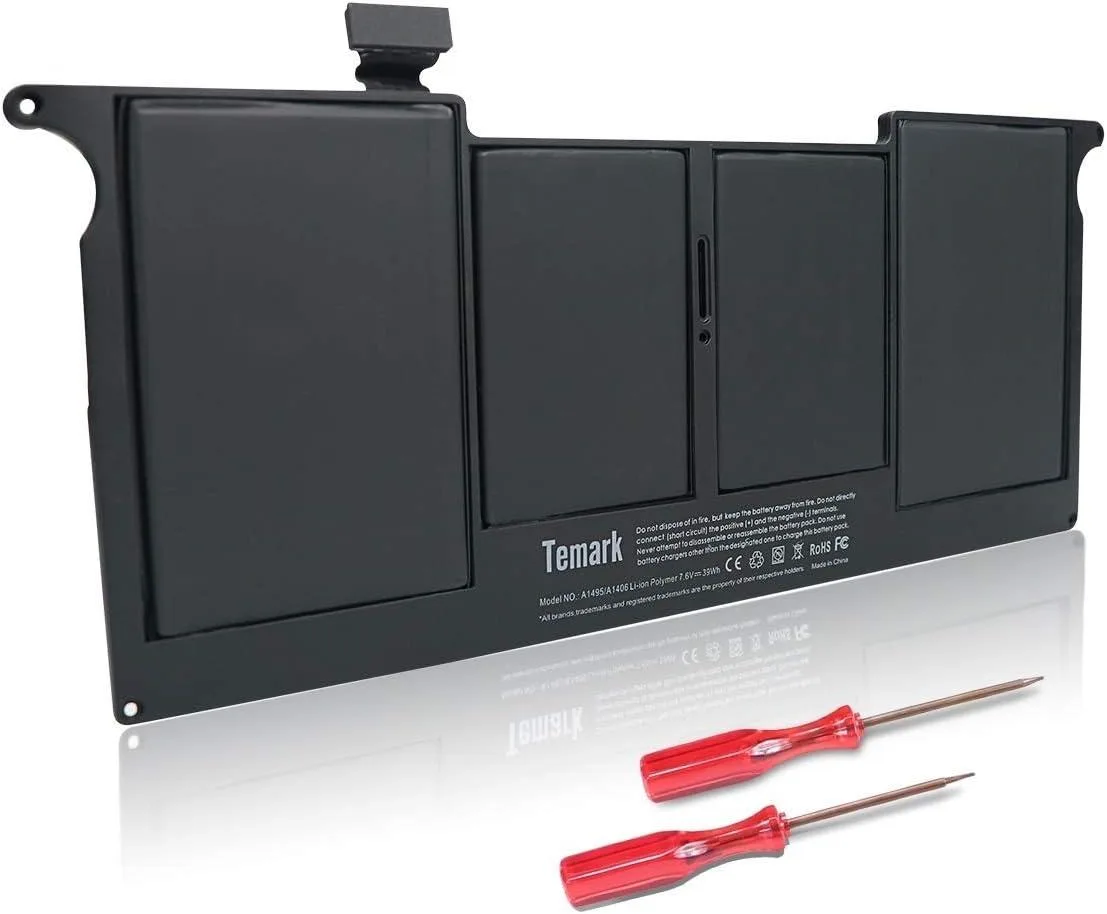 NShi NShi laptop battery 39Wh 7.6V for MacBook Air 11 A1370 A1406 A1465 A1495 — product photo