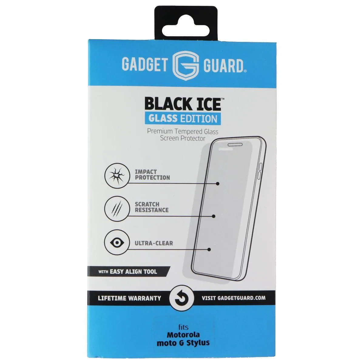 Invisible Gadget Guard Invisible Gadget Guard Black Ice Glass Edition Screen Protector for Motorola Moto G Stylus — product photo